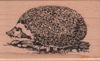 Hedgehog Rubber Stamp