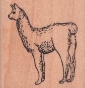 Llama Rubber Stamp