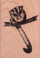 Sugar Glider Rubber Stamp