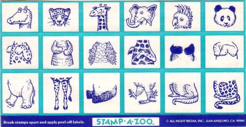 WXICOF - Exotic Animal & Bird Rubber Stamps
